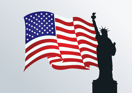 Stars, Stripes, and the Statue of Liberty
